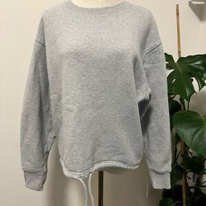 Aritizia TNA Cozy Fleece Boyfriend Sweatshirt in Gray